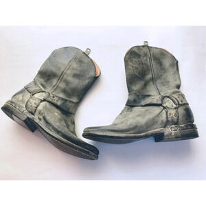 Bed Stu Cobbler Series Distressed Harness Boots